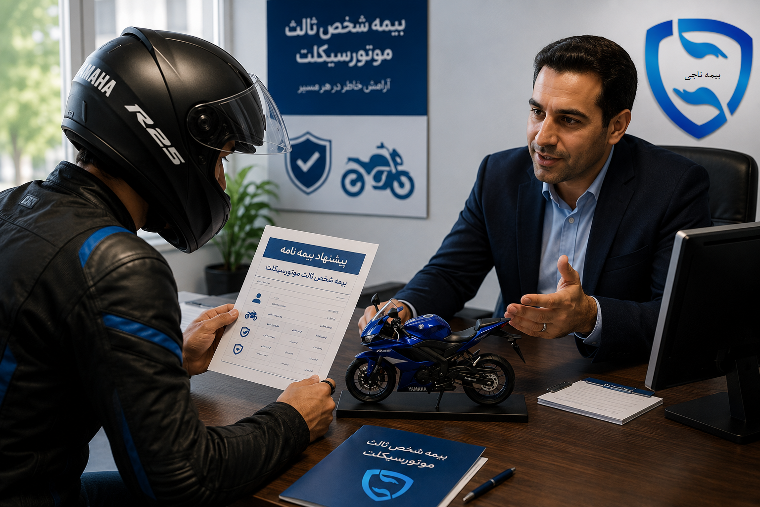 بیمۀ شخص ثالث موتورسیکلت